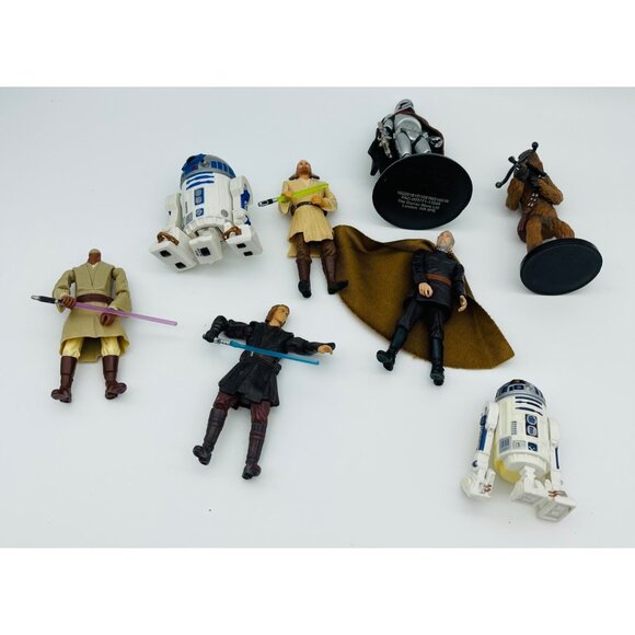 Star Wars Loose Figure Lot Captain Plasma, R2D2 Light Saber Clone Wars Commander - Picture 7 of 9